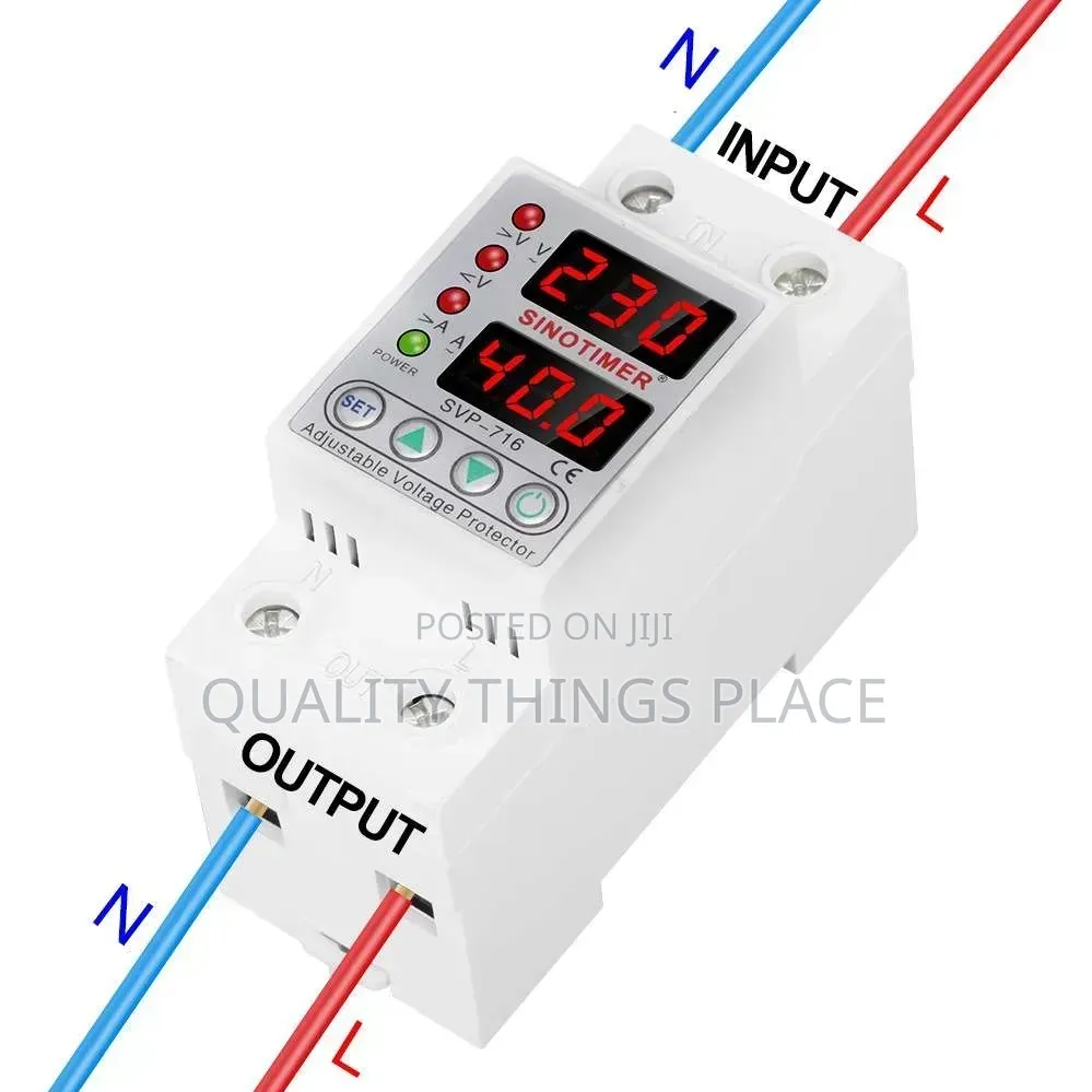 80A Adjustable Intelligent Over-Voltage and Under-Voltage Protector