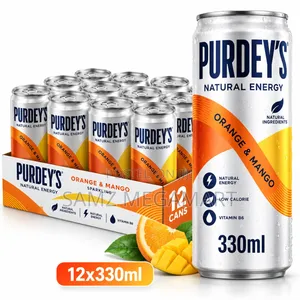 Purdey's Natural Energy Orange Mango 12x330ml