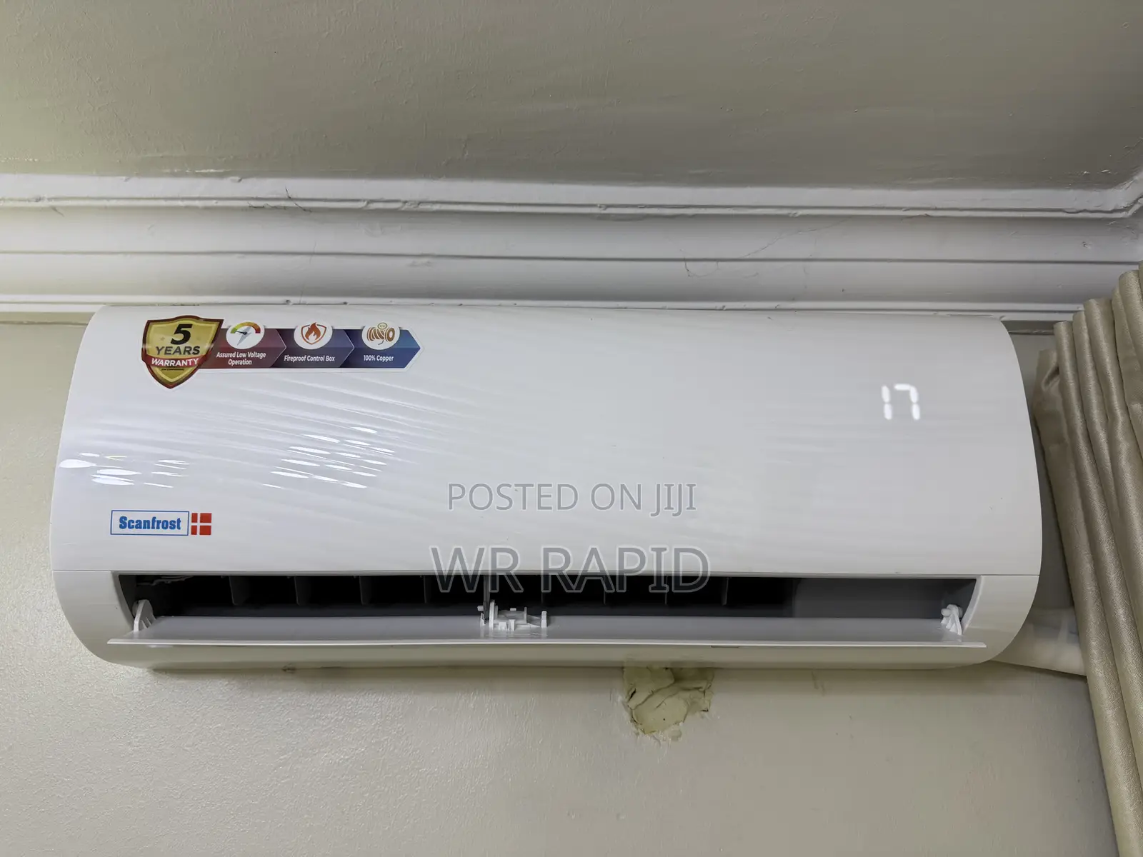 Scanfrost 1HP Split Air Conditioner With Wave Technology SFACS9M