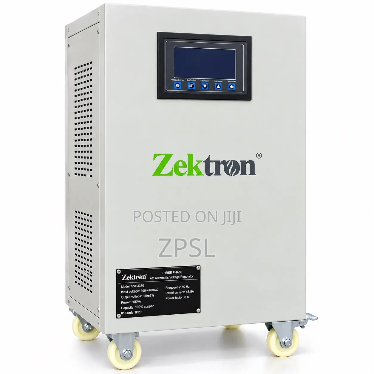 30KVA Three Phase Servo Automatic Voltage Stabilizer