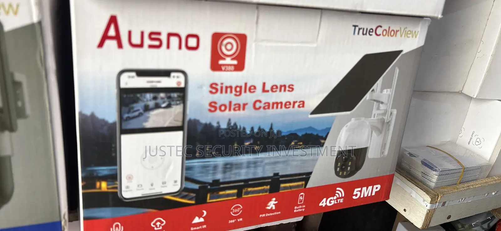 Single Lense Solar 4g Camera