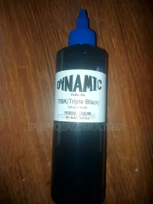 Dynamic TBK (Triple Black) Premium Tattoo Ink (240 Ml)