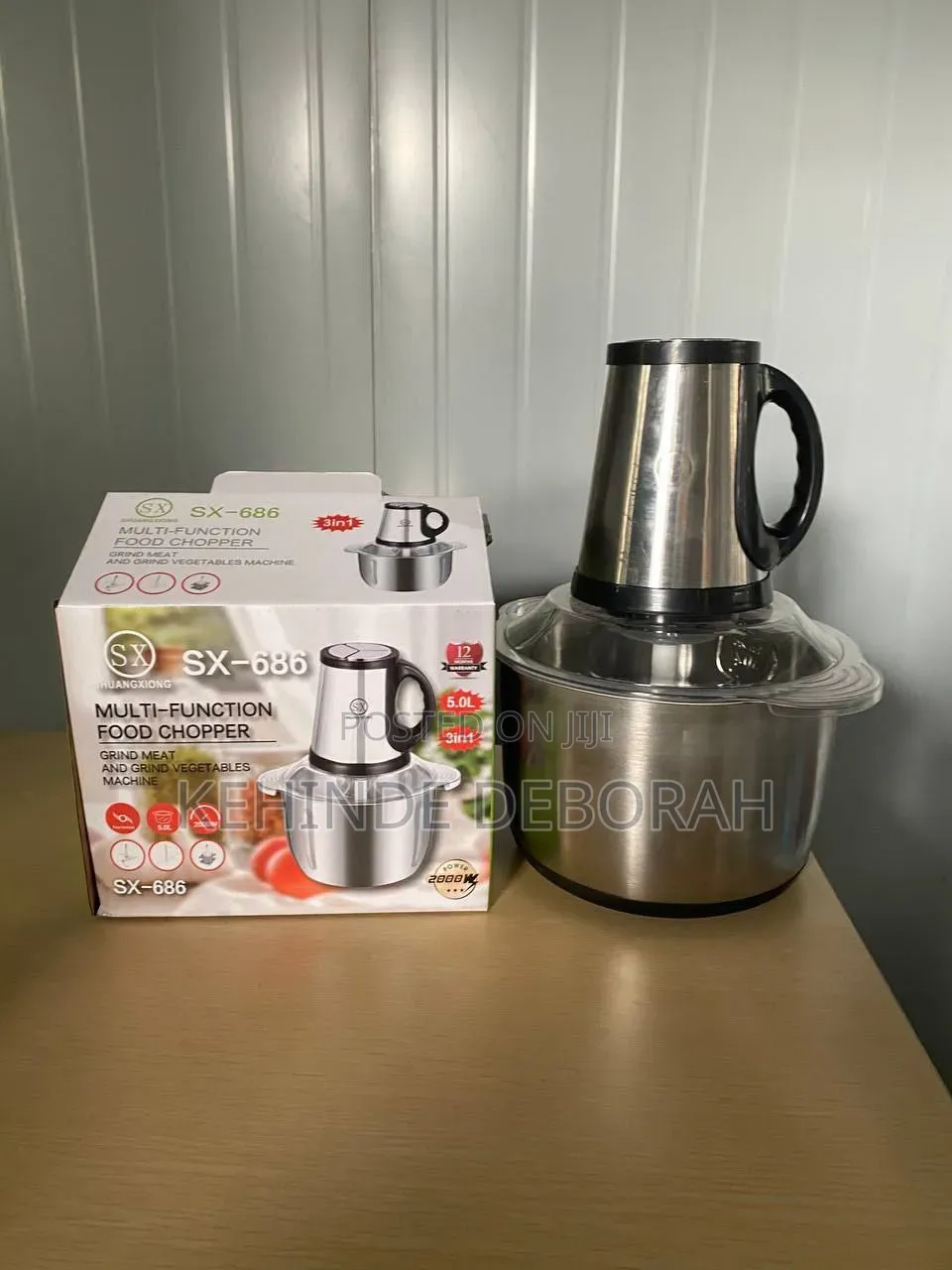 3 in 1 5litrs SX Yam Pounder/Food Processor