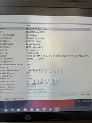 Laptop HP 15 4GB Intel Core i3 HDD 500GB