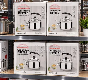 SUPERSONY JAPAN 6.5L Stainless Steel Whistling Kettle for Fast Boiling