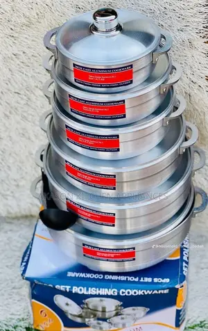6pcs Aluminium Pot
