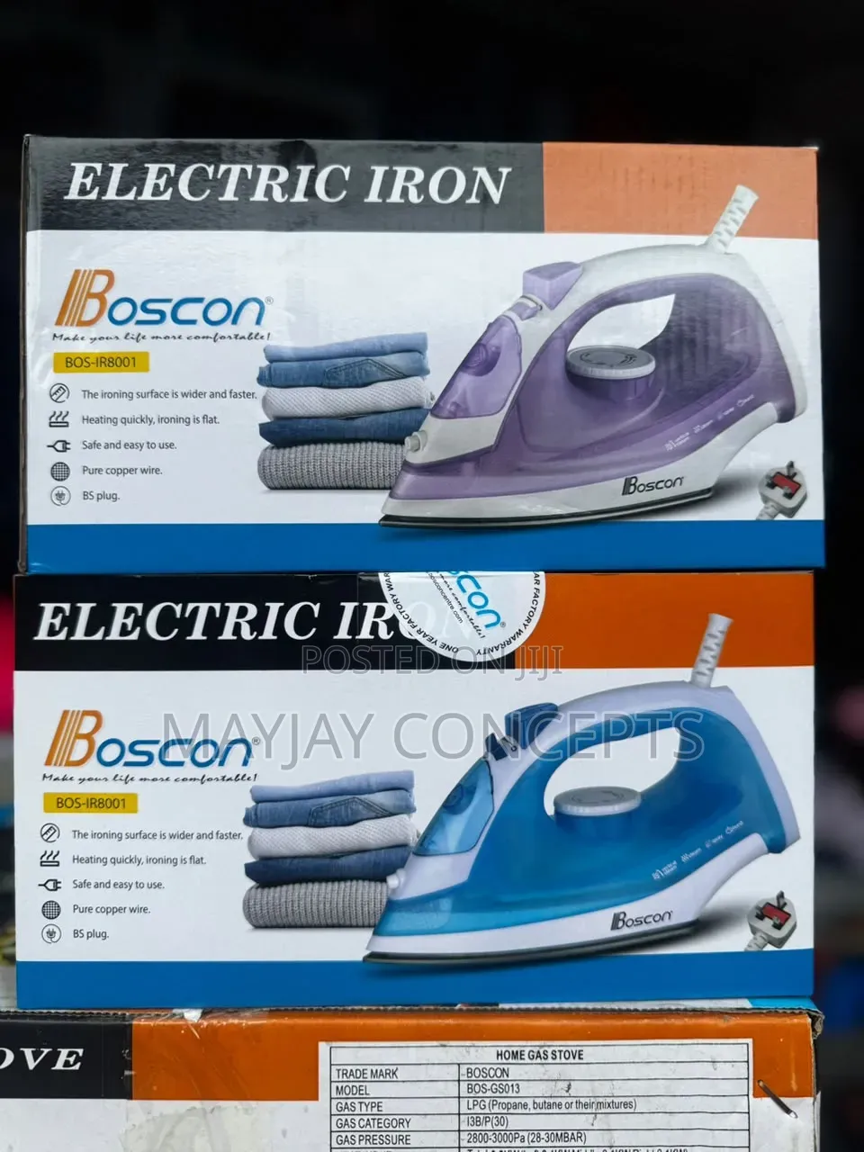 Boscon Steam and Spray Iron