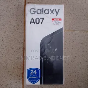 New Samsung Galaxy A07 4G 128 GB Black