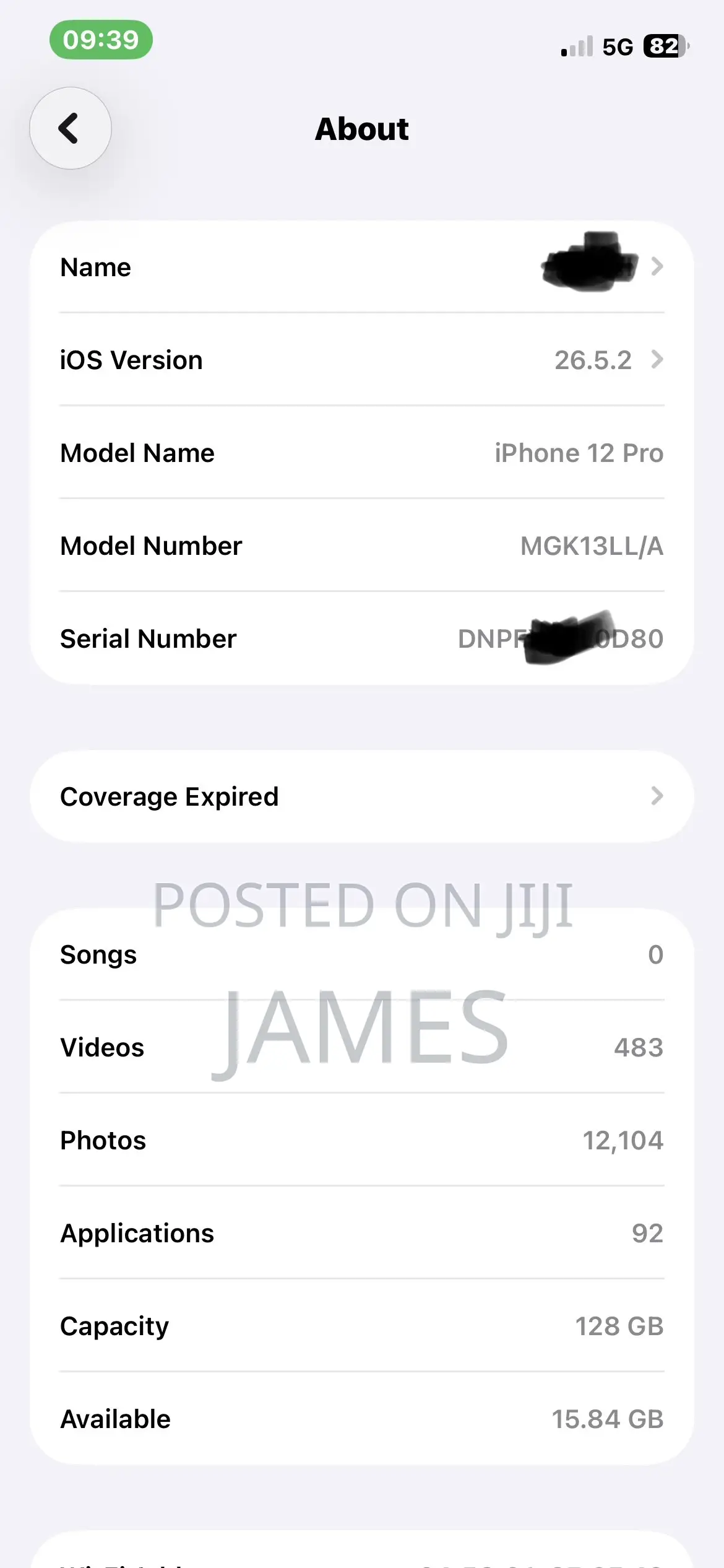 Apple iPhone 12 Pro 128 GB Graphite