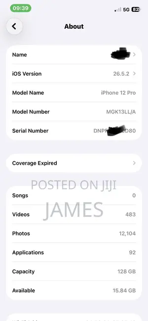 Apple iPhone 12 Pro 128 GB Graphite