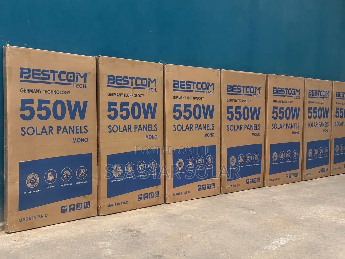 Bestcom Tech 550w Mono Solar Panel