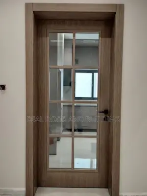 Modern Interior Wooden Door With Glass (728la)