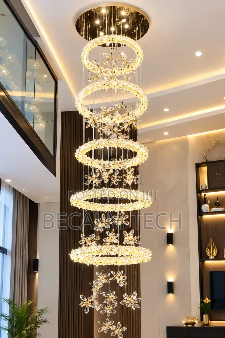 Crystal Dropping Chandelier Light