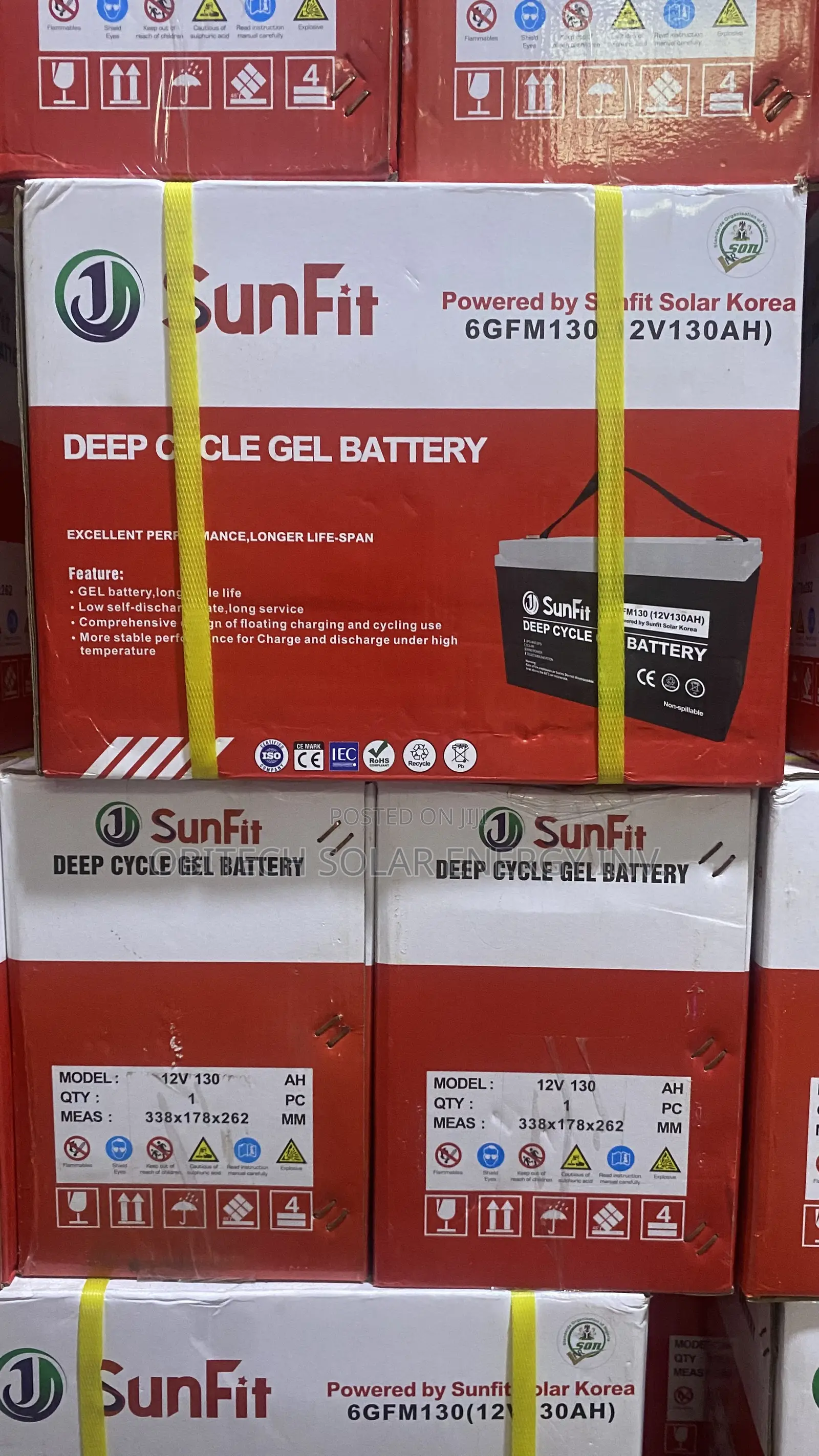 130AH Sunfit Deep Cycle Battery