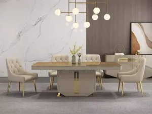 Modern 6-Seater Dining Table Set