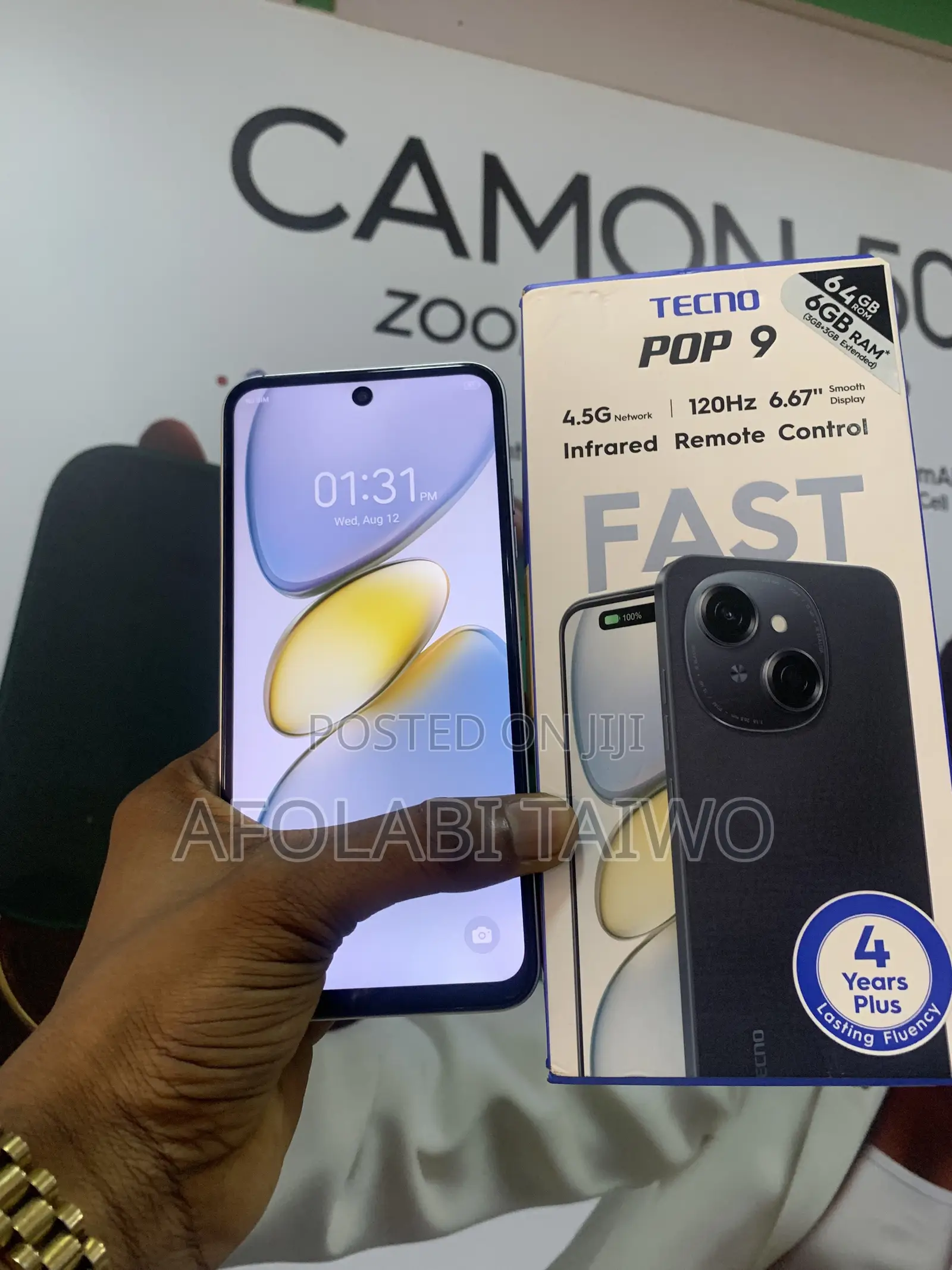 Tecno Pop 9 64 GB Rose Gold