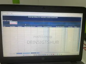 I Will Create a Custom Sales and Inventory Tracker for Your Business.