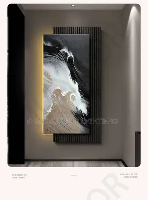 Luxury LED Wall Art Light – Modern Backlit Decorative Wall Light