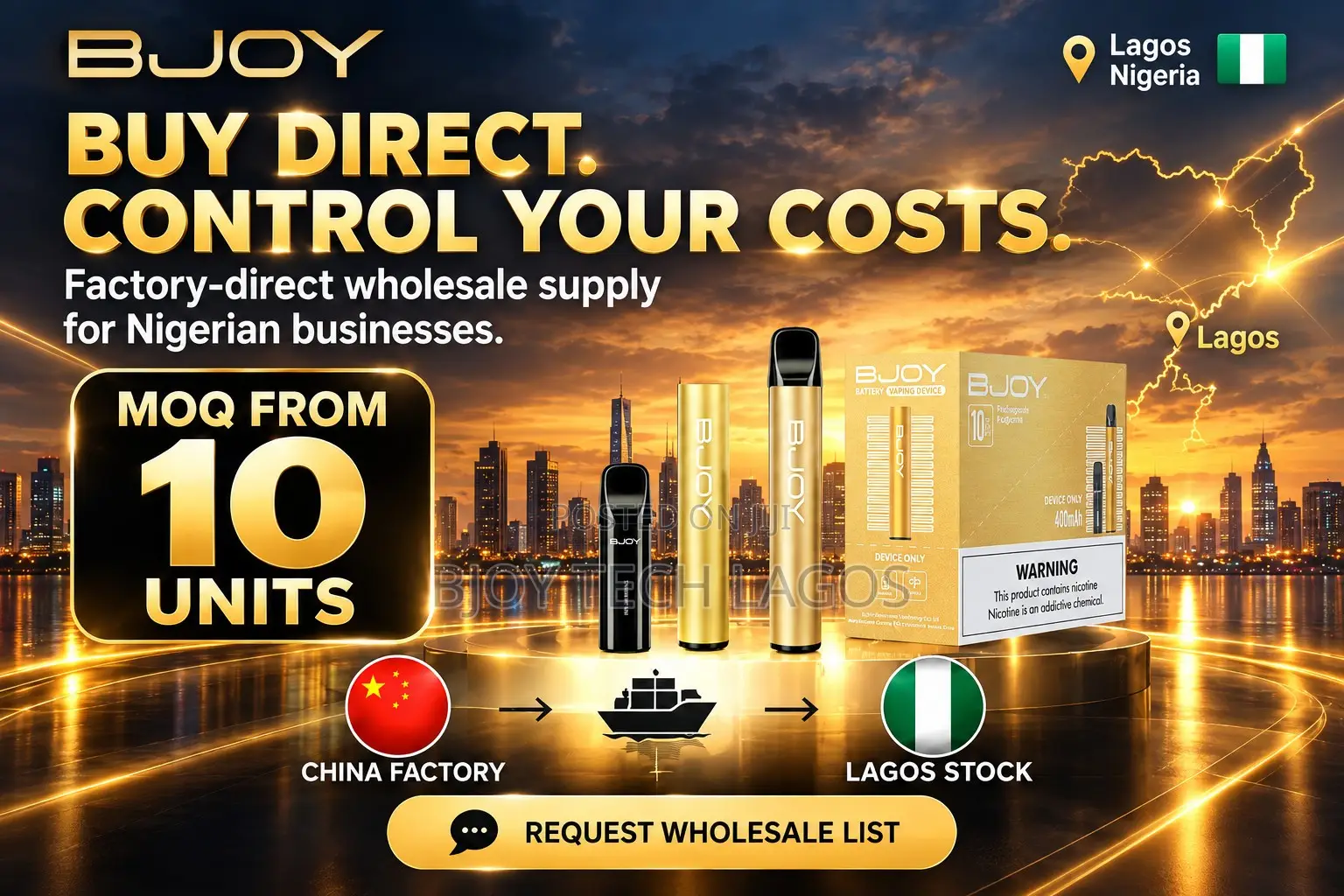 BJOY Vape – Direct From China Factory