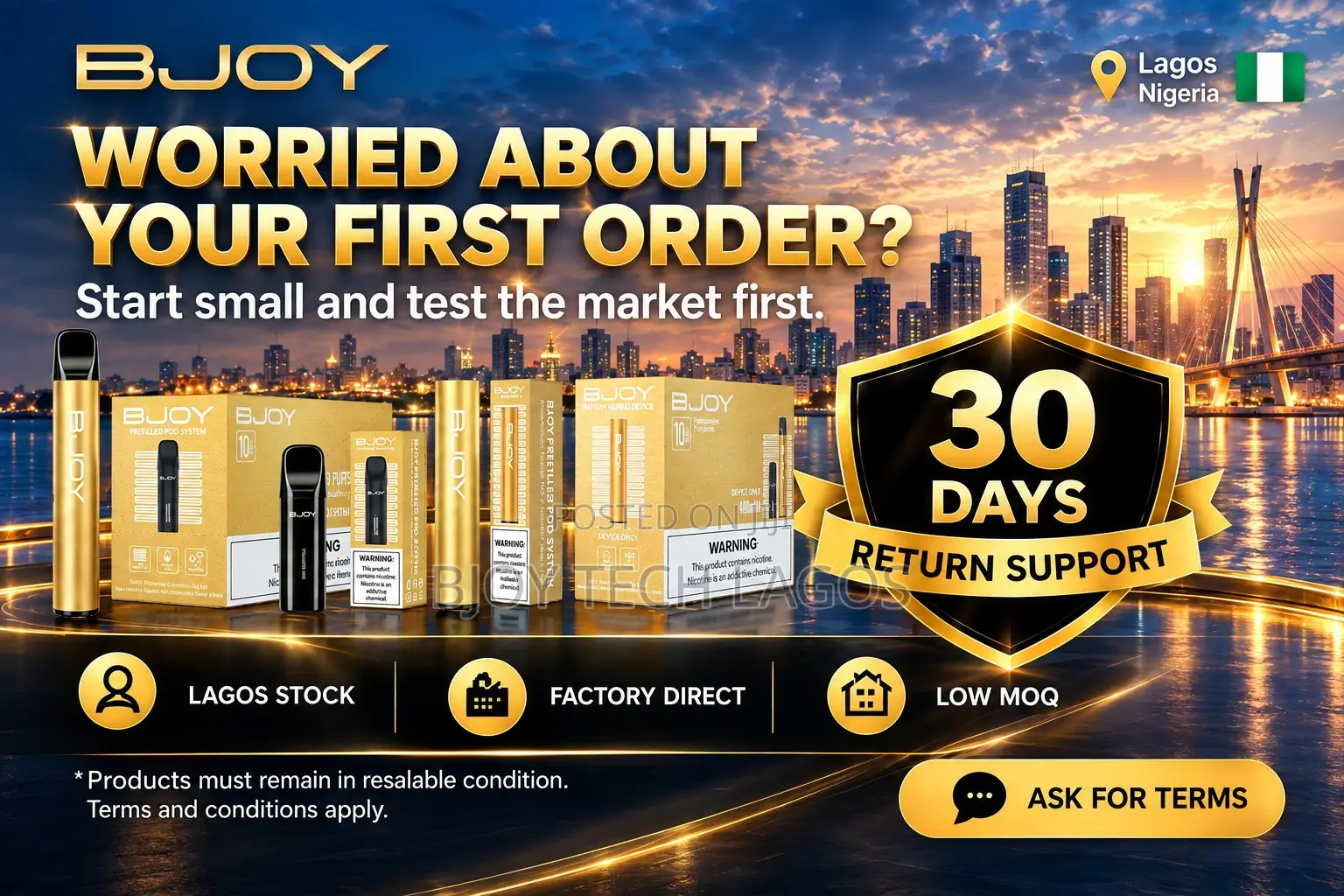 BJOY Vape – Direct From China Factory