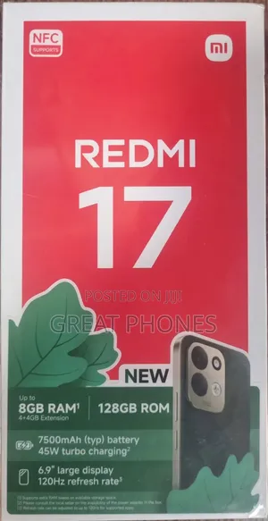 New Xiaomi Redmi 17 128 GB