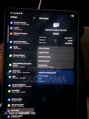 Samsung Galaxy Tab S10+ 5G 512 GB Gray
