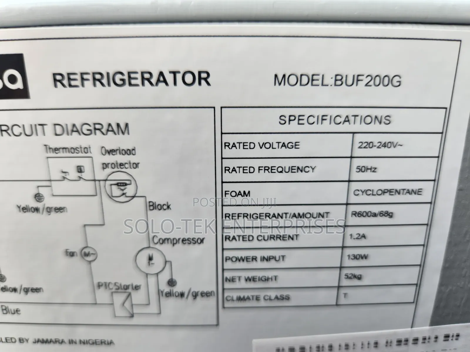 Uright Inverter Freezer