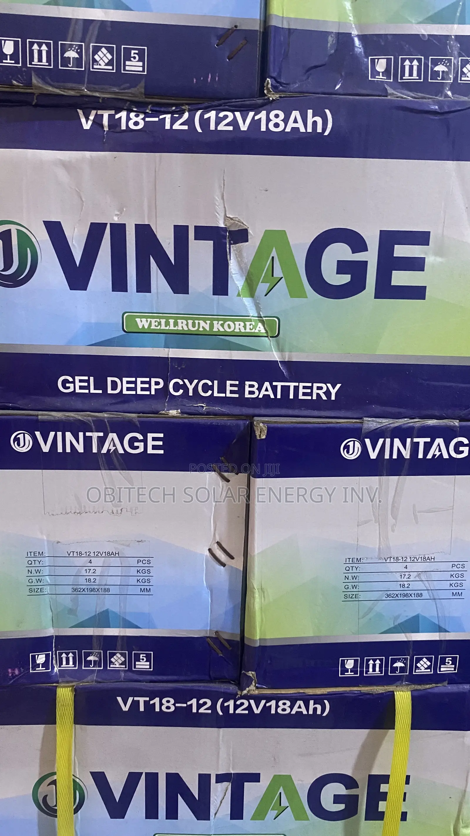 18ah Vintage Deep Cycle Battery