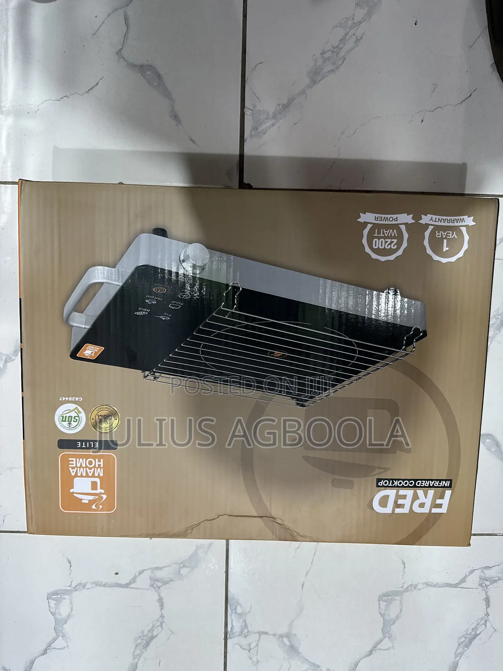 Fred Mama Home Hotplate With Ring 