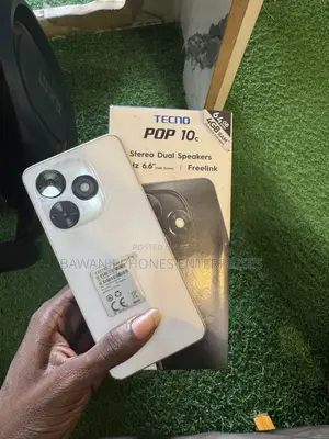Tecno Pop 10C 64 GB White