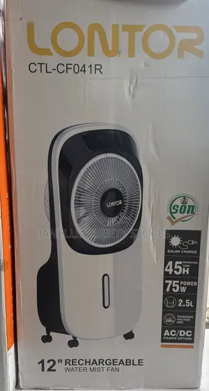 Water Mist Rechargeable Fan