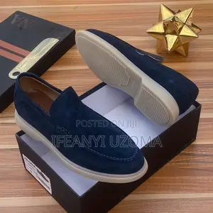 Zegna Standard Suede Loafers Shoes