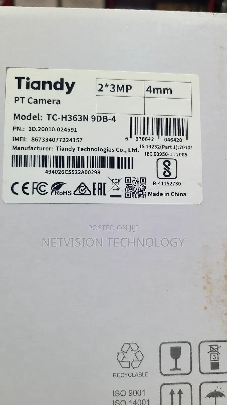 Tiandy Dual Lens Solar Camera