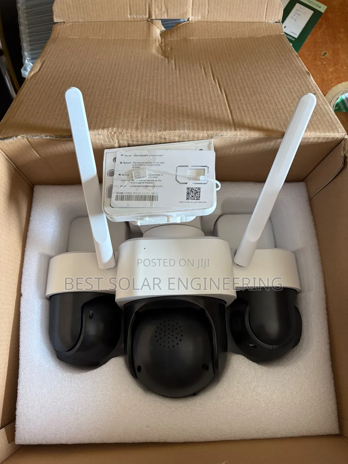 Haisic Solar Camera Four Lenses (CCTV Camera) 4G