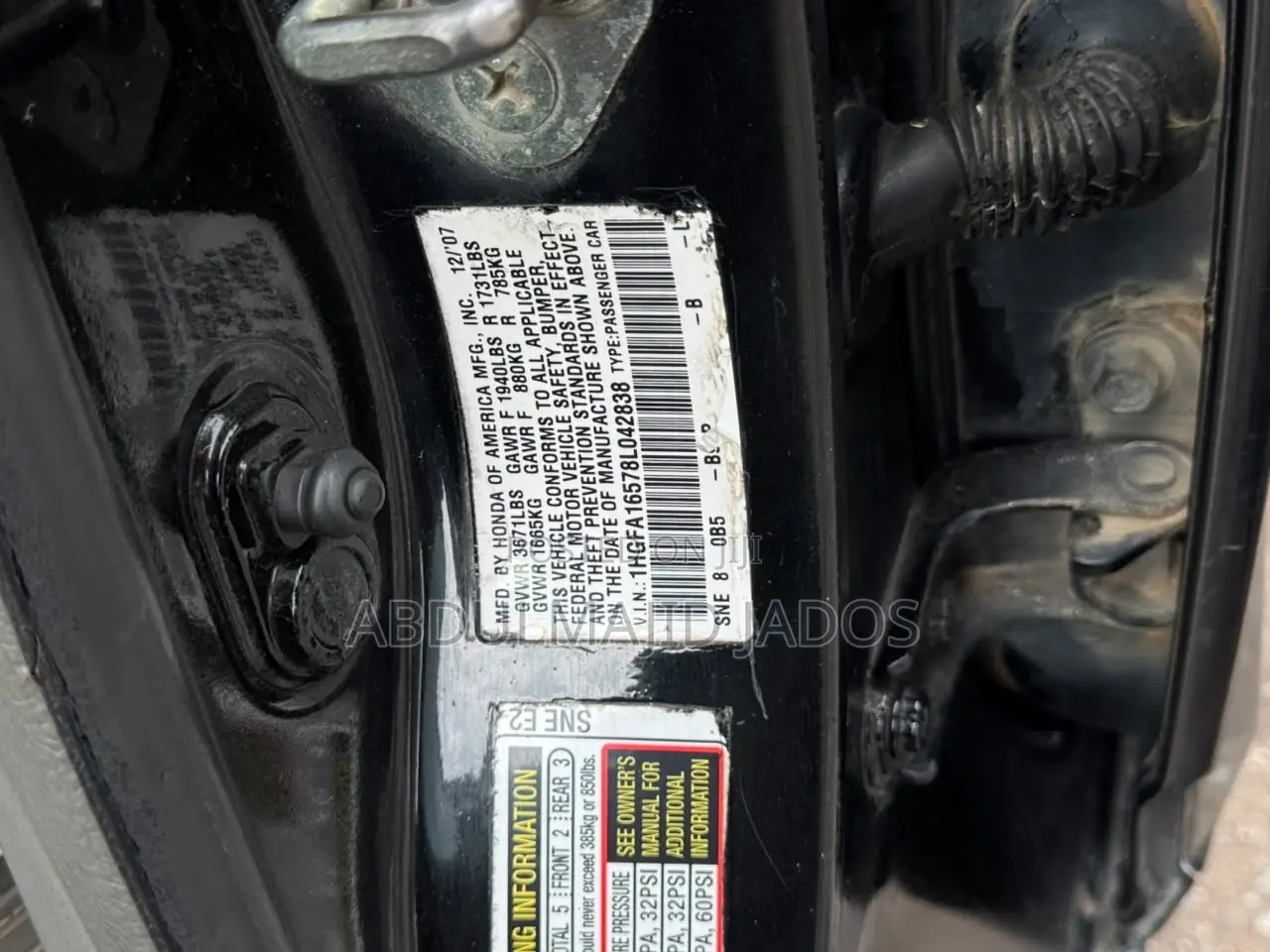 Honda Civic 2007 Black