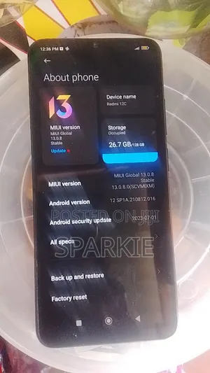 Xiaomi Redmi 12C 128 GB Black
