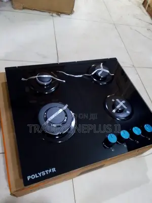 PV-JY60G4 4 Burner Polystar Glass Gas Cooker