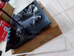 Polystar Black Glass 4 Burner Cooking Hob