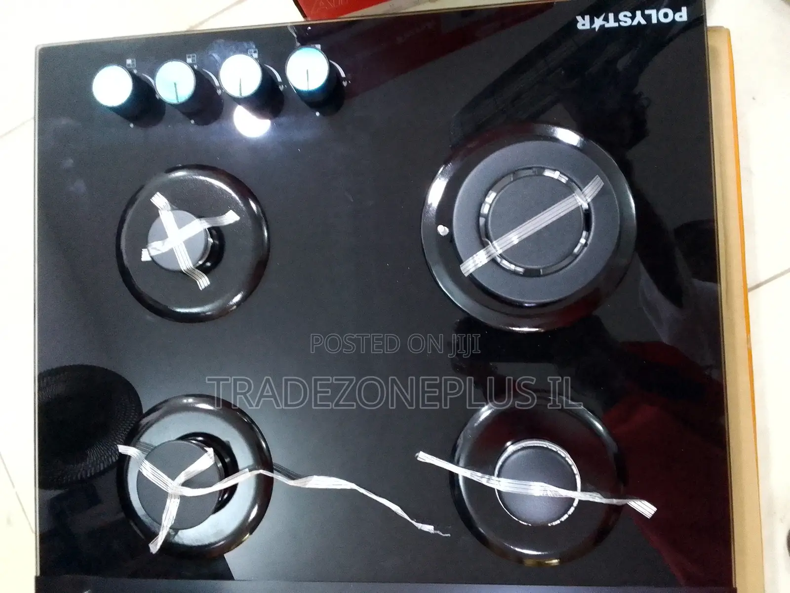 Modern Polystar 4 Burner Built-in Gas Cooker