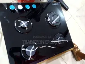 Polystar 4 Gas Burner Tempered Glass Hob