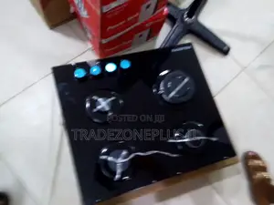Polystar 4 Gas Burner Tempered Glass Hob