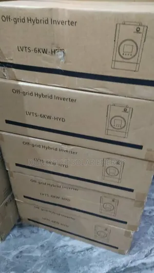 Off Grid Hybrid Inverter 6kva 48v. High Quality Product Available