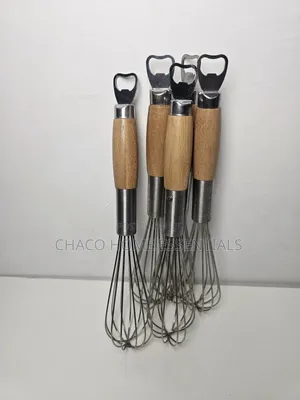 2-in-1 Stainless Steel Egg Whisk With Bottle Opener