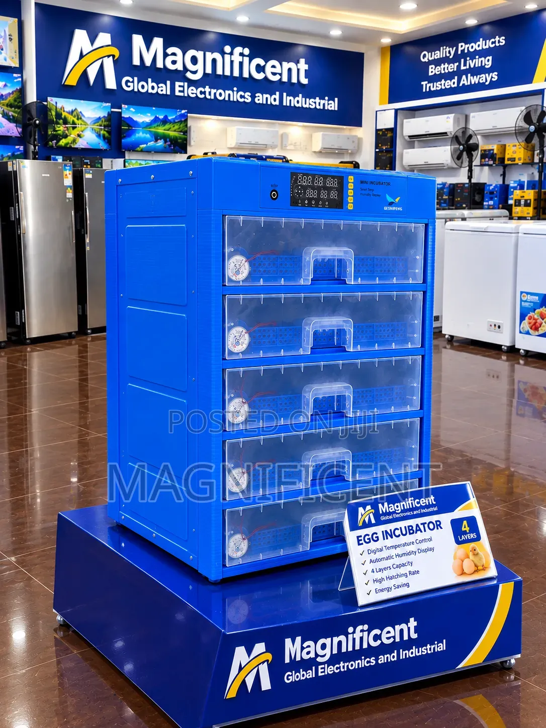Premium 256-Egg Capacity Automatic Egg Incubator