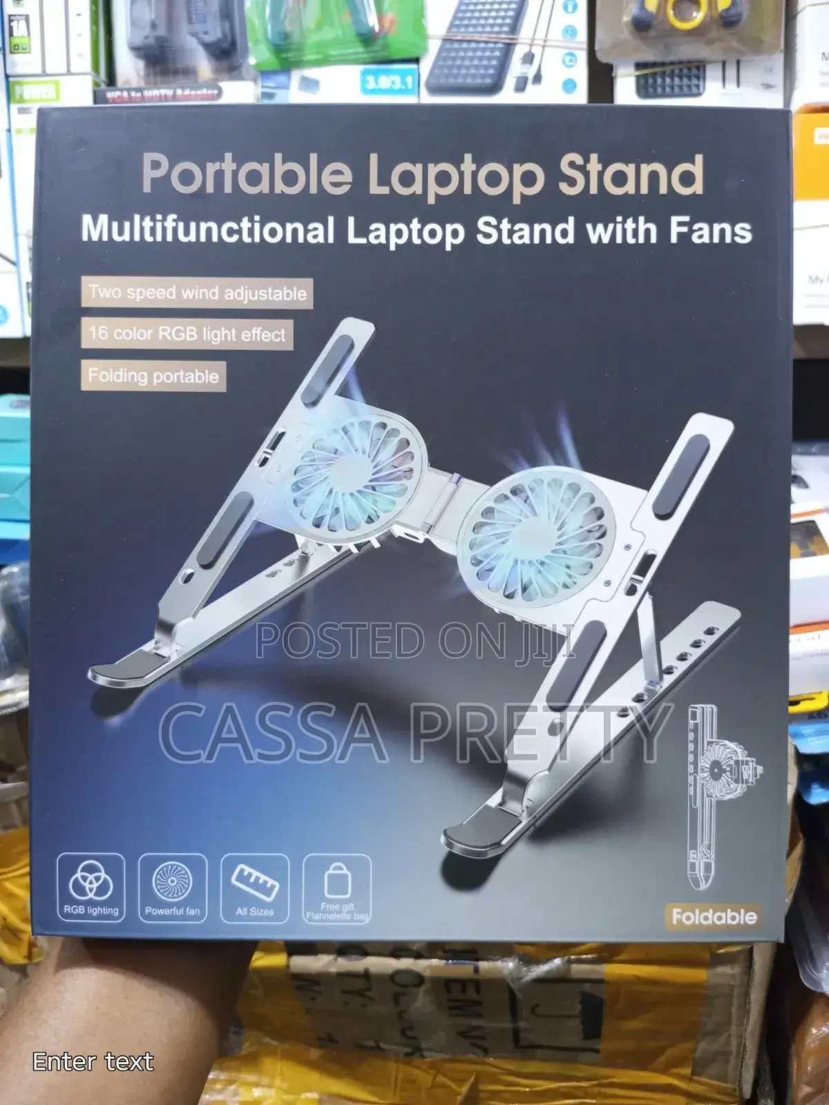 Portable, Multifunctional Laptop Stand With Fans