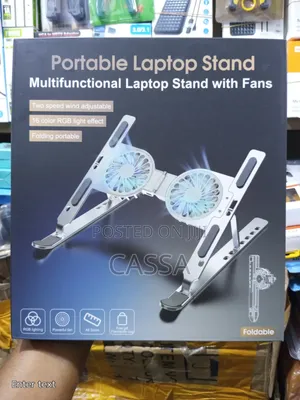 Portable, Multifunctional Laptop Stand With Fans
