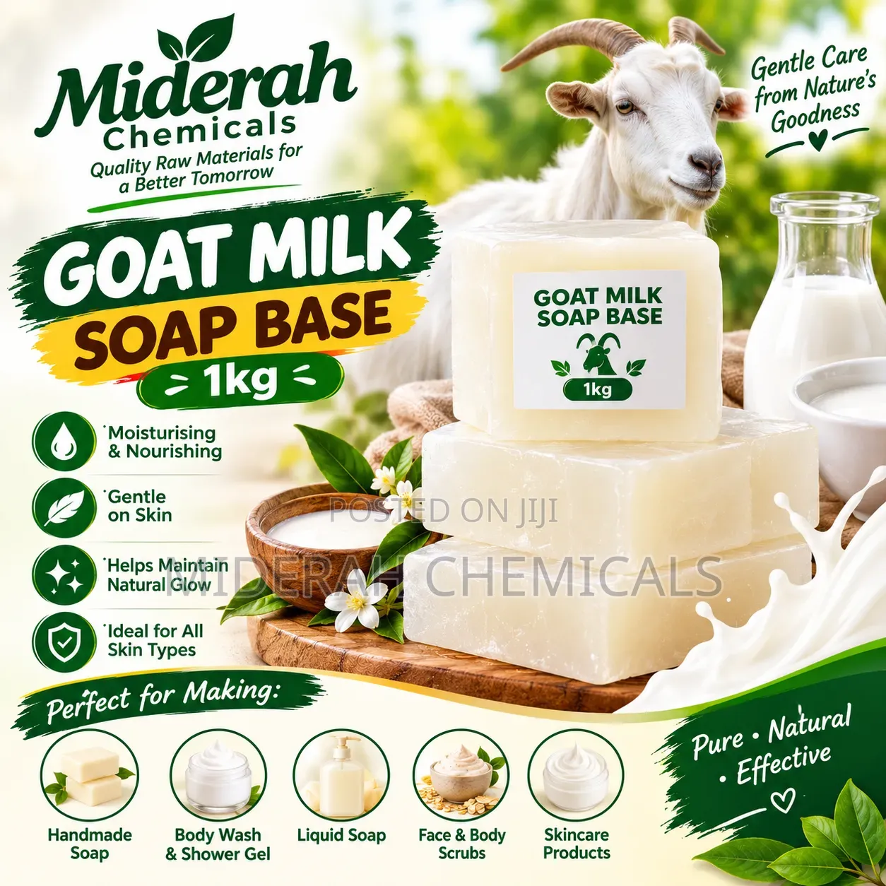 Goat Milk Soap Base 1kg