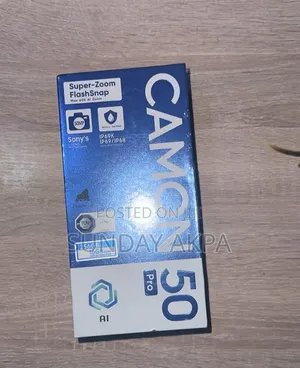 New Tecno Camon 50 Pro 256 GB
