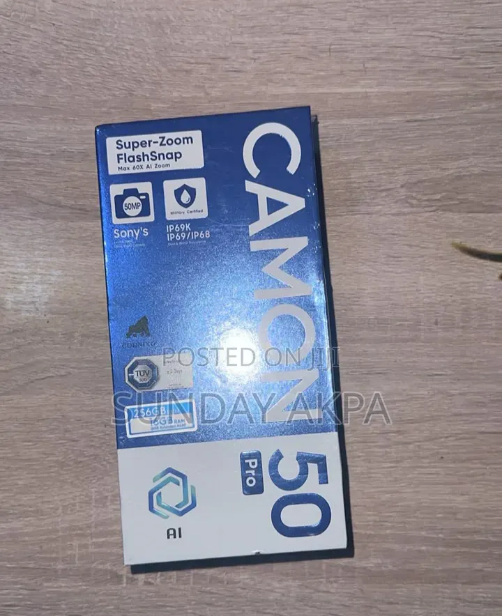 New Tecno Camon 50 Pro 256 GB