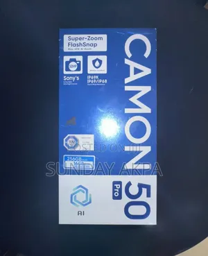 New Tecno Camon 50 Pro 256 GB